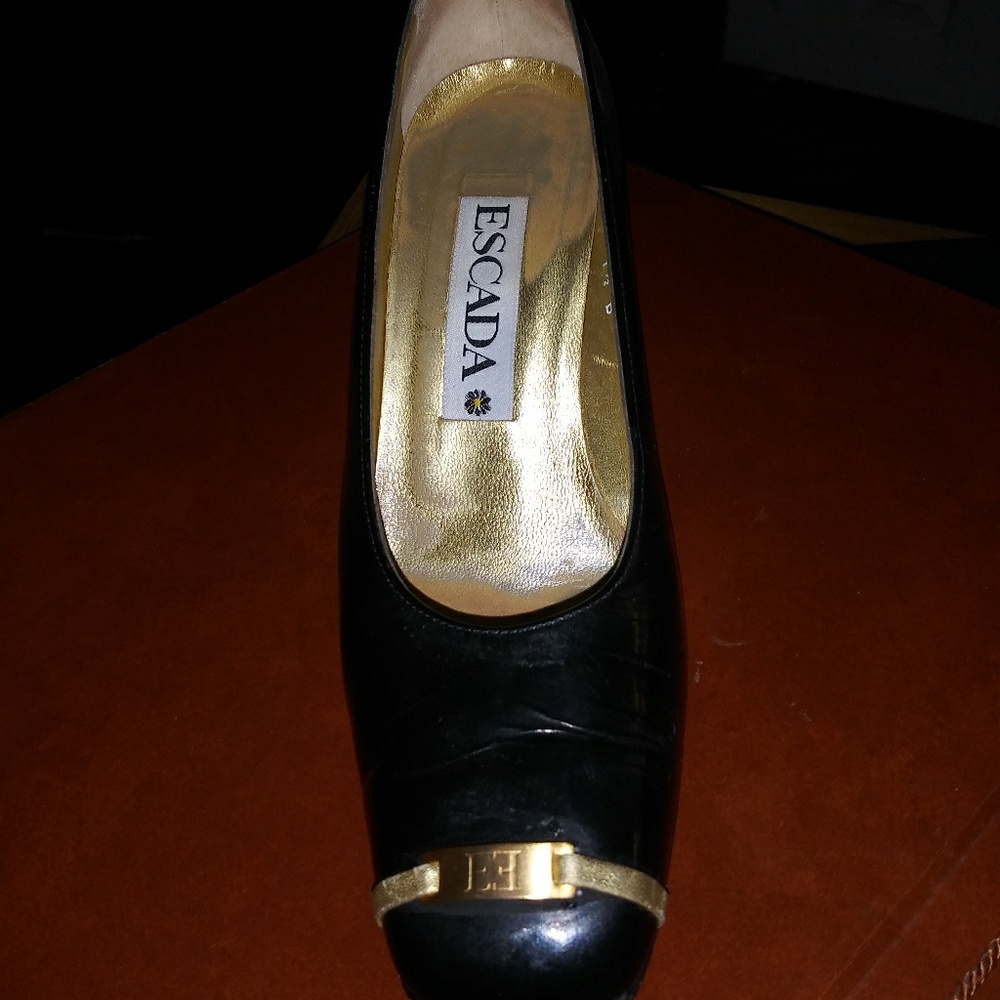 Womens (7 1/2 size) high end "heels' by "ESCADA"